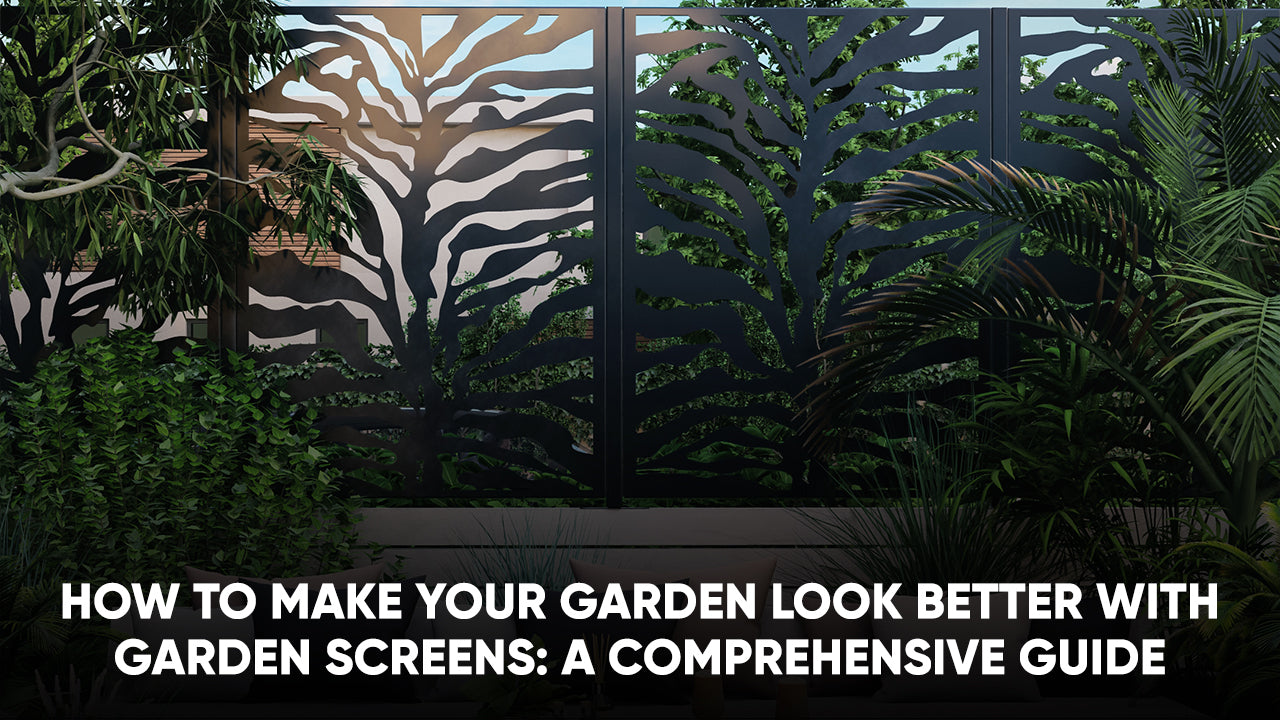 How to Make Your Garden Look Better with Garden Screens Metal Garden