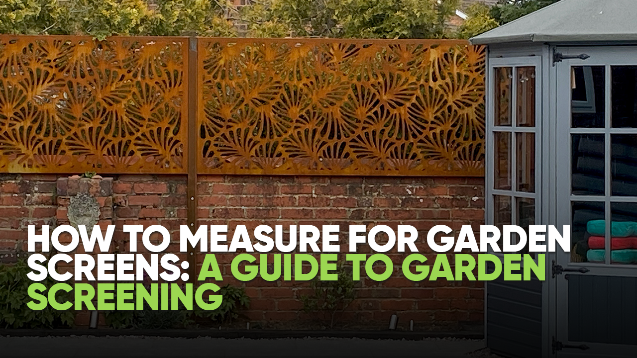 Screening Measurements How to Measure for Garden Screens: A Guide to Garden Screening