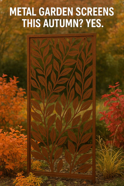 Metal Garden Screens This Autumn? Yes.