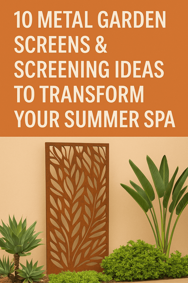 10 Metal Garden Screens & Screening Ideas to Transform Your Summer Space