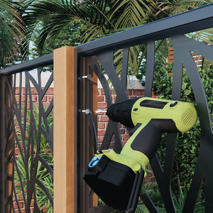 FIXING Metal Garden Screen