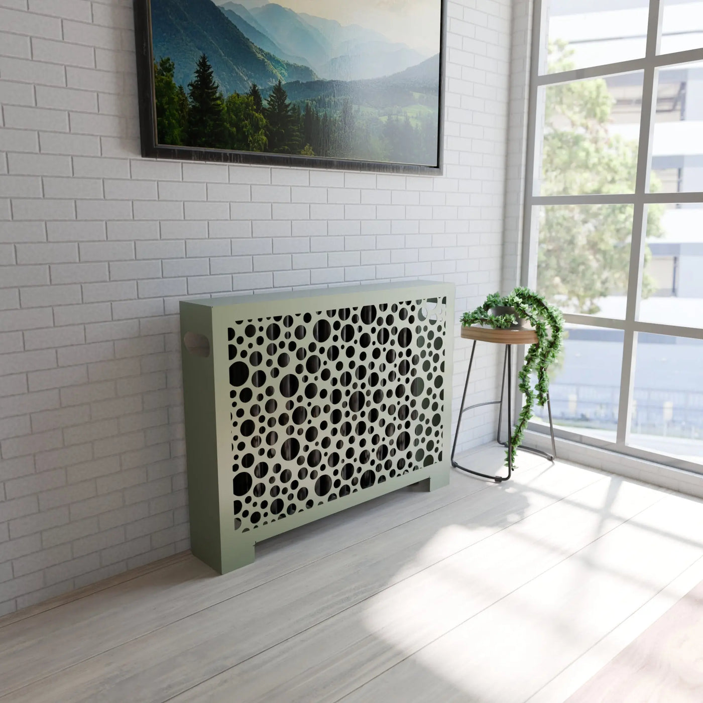 Bubbles Decorative Radiator Covers metalgardenscreen