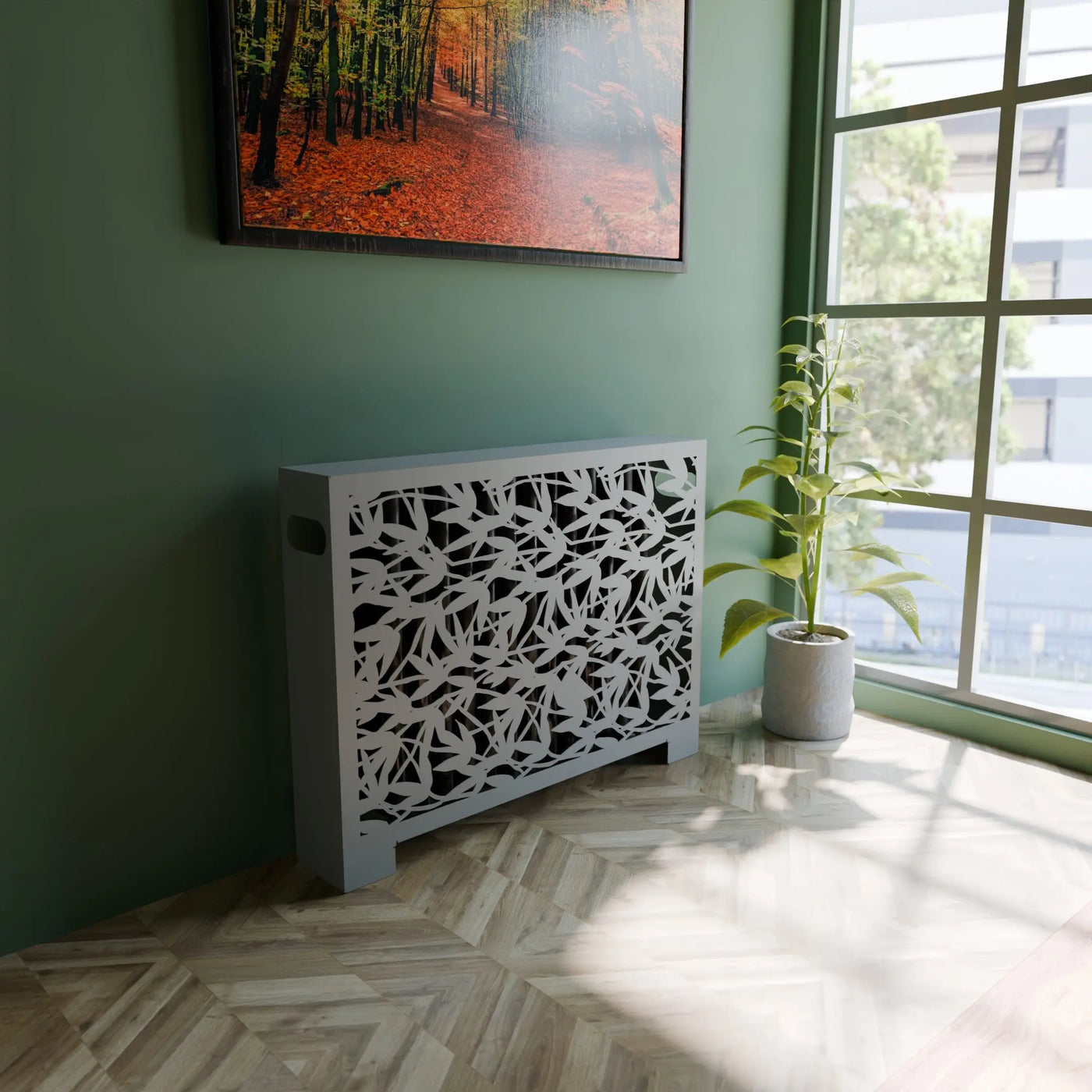 Undergrowth Decorative Radiator Covers metalgardenscreen