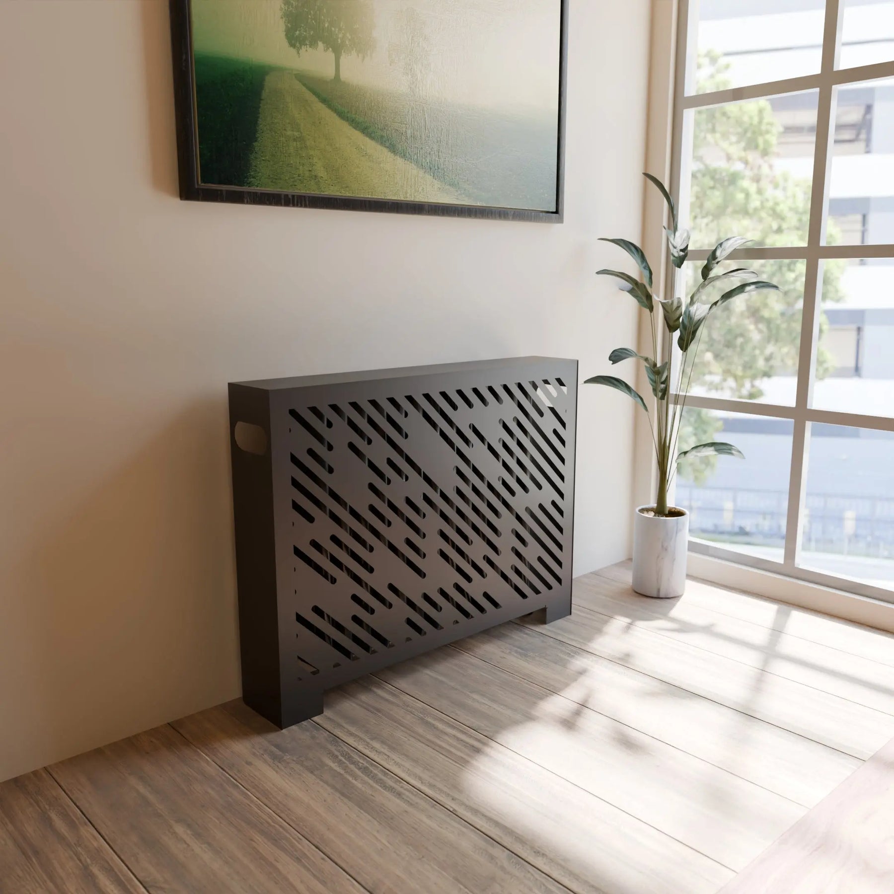 A Functional Radiator Binary Radiator Covers UK - Modern Tech Design