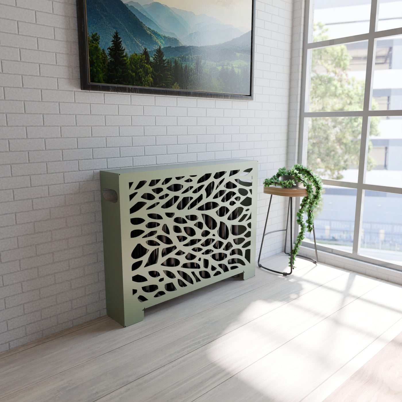 Stylish & Functional Modern Radiator Covers | Metal Garden Screen