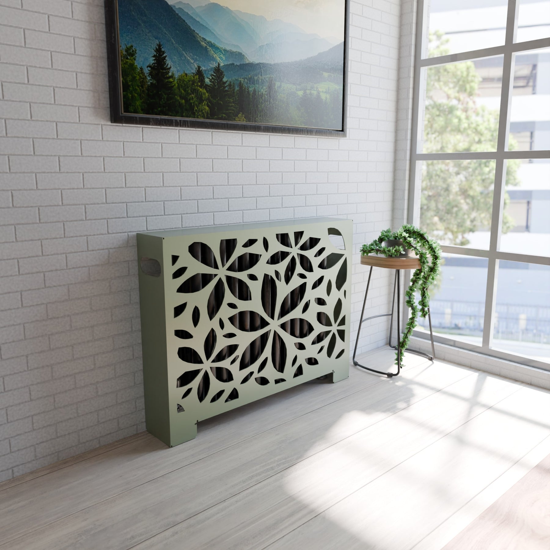 Garden Office Radiator Ornithogalum Radiator Covers UK - Modern Elegant