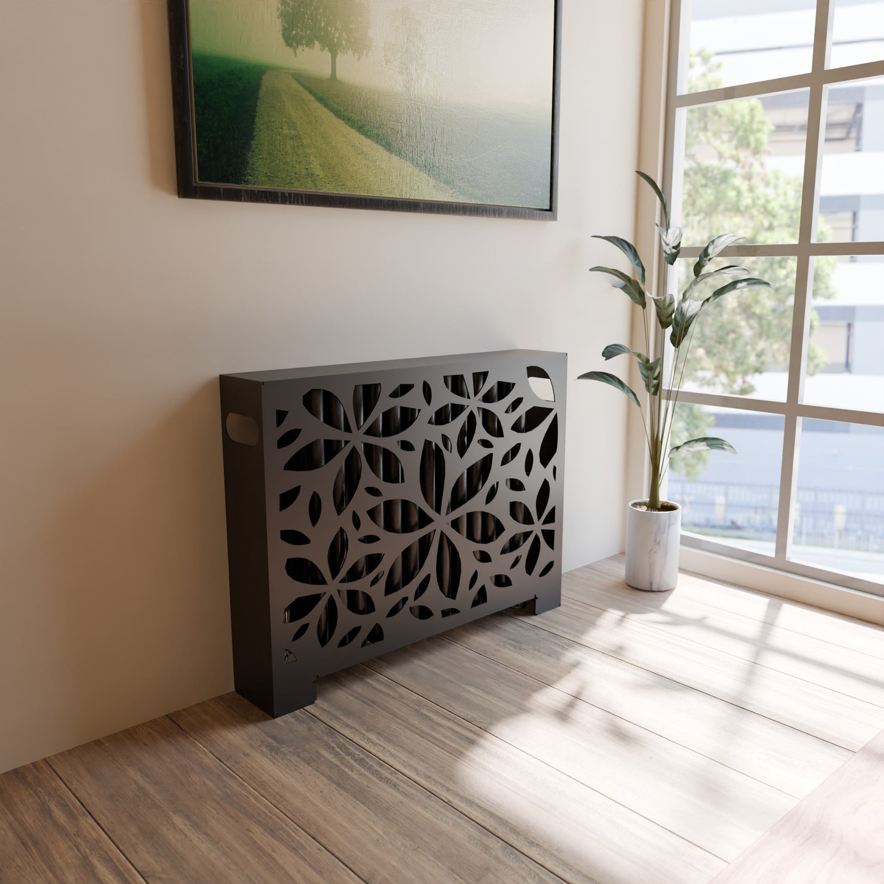 Ornithogalum Radiator Covers UK - Modern Elegant