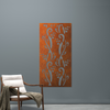 Here We Grow Metal Garden Screen: Aesthetic and Functional - Corten