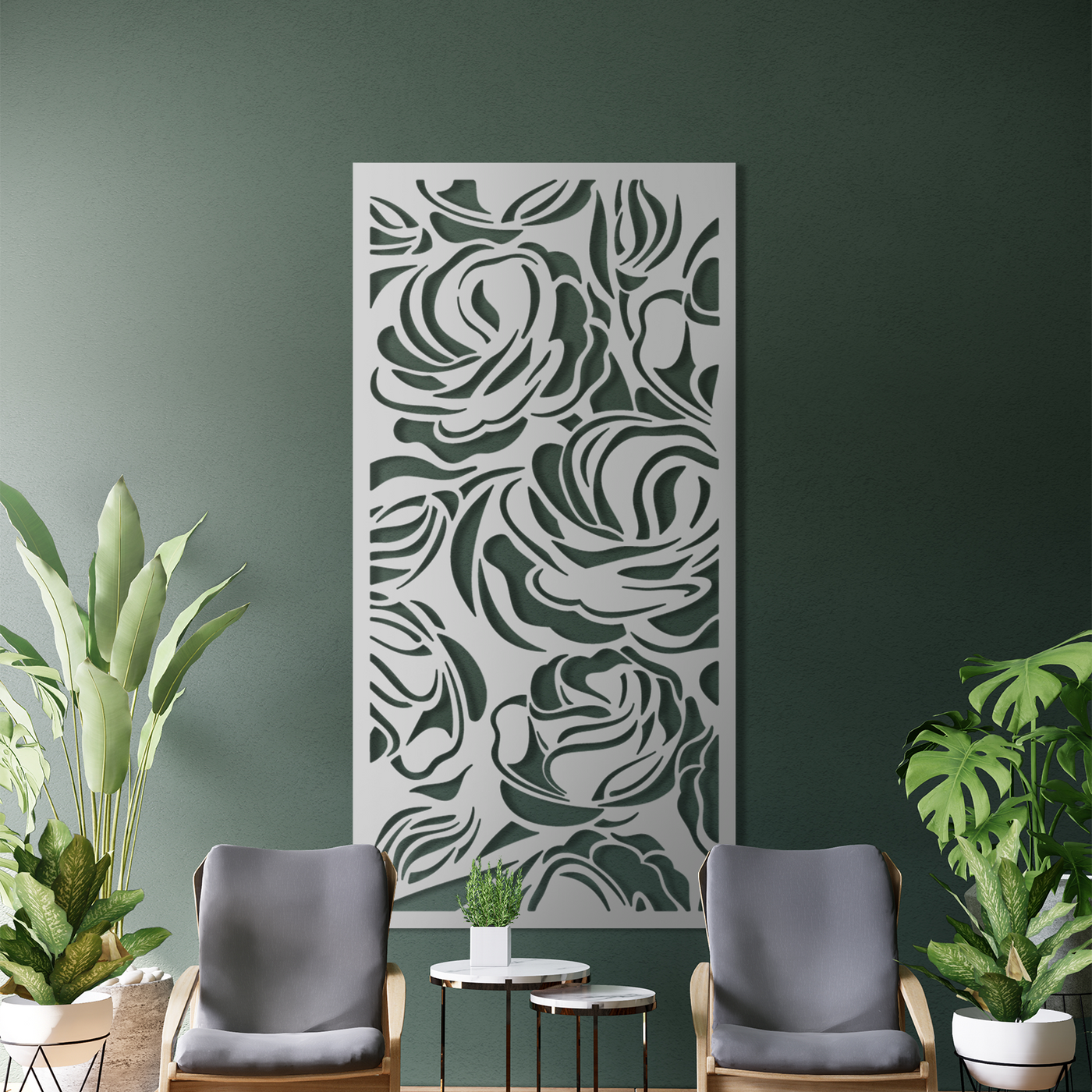Roses Metal Garden Screen: Durable, Stylish, and Functional