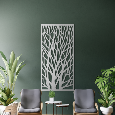 Winter Silhouette Metal Screen: The Perfect Addition to Any Outdoor Garden