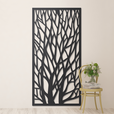 Winter Silhouette Metal Screen: The Perfect Addition to Any Outdoor Garden