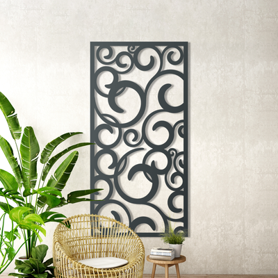 Curls Metal Screen: The Perfect Way to Add Privacy and Style to Your Garden
