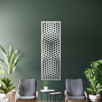 The Cubes Metal Screen: A Durable Solution for Garden Privacy