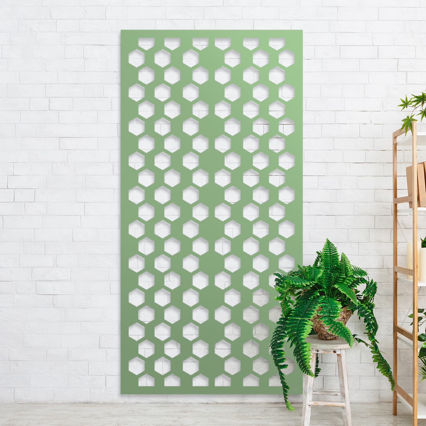 Mirrored Hexagons Garden Screen: The Perfect Way to Add Privacy to Your Outdoor Space