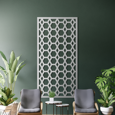 Symmetry Metal Screen: The Perfect Addition to Any Outdoor Garden