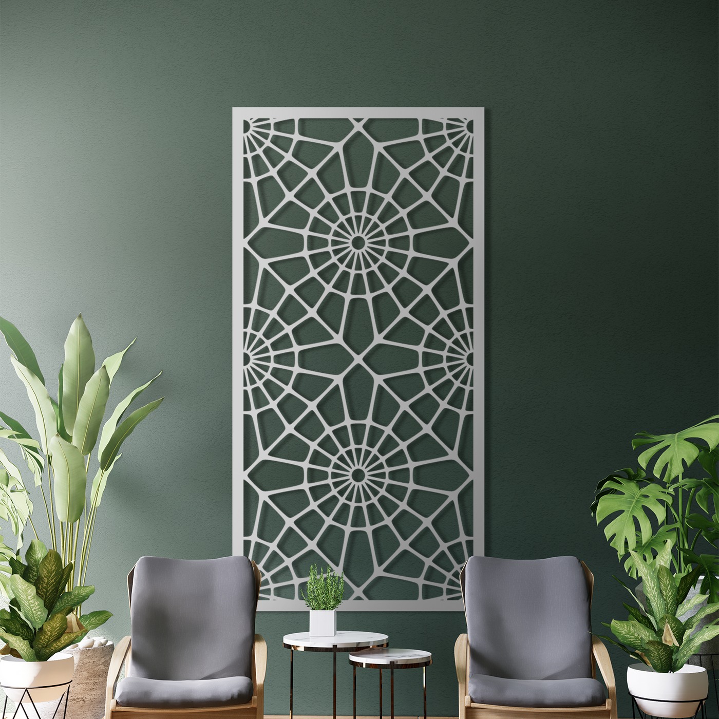 Window Spider Screen Spiders Web Garden Privacy Screen | Premium Metal Panels UK