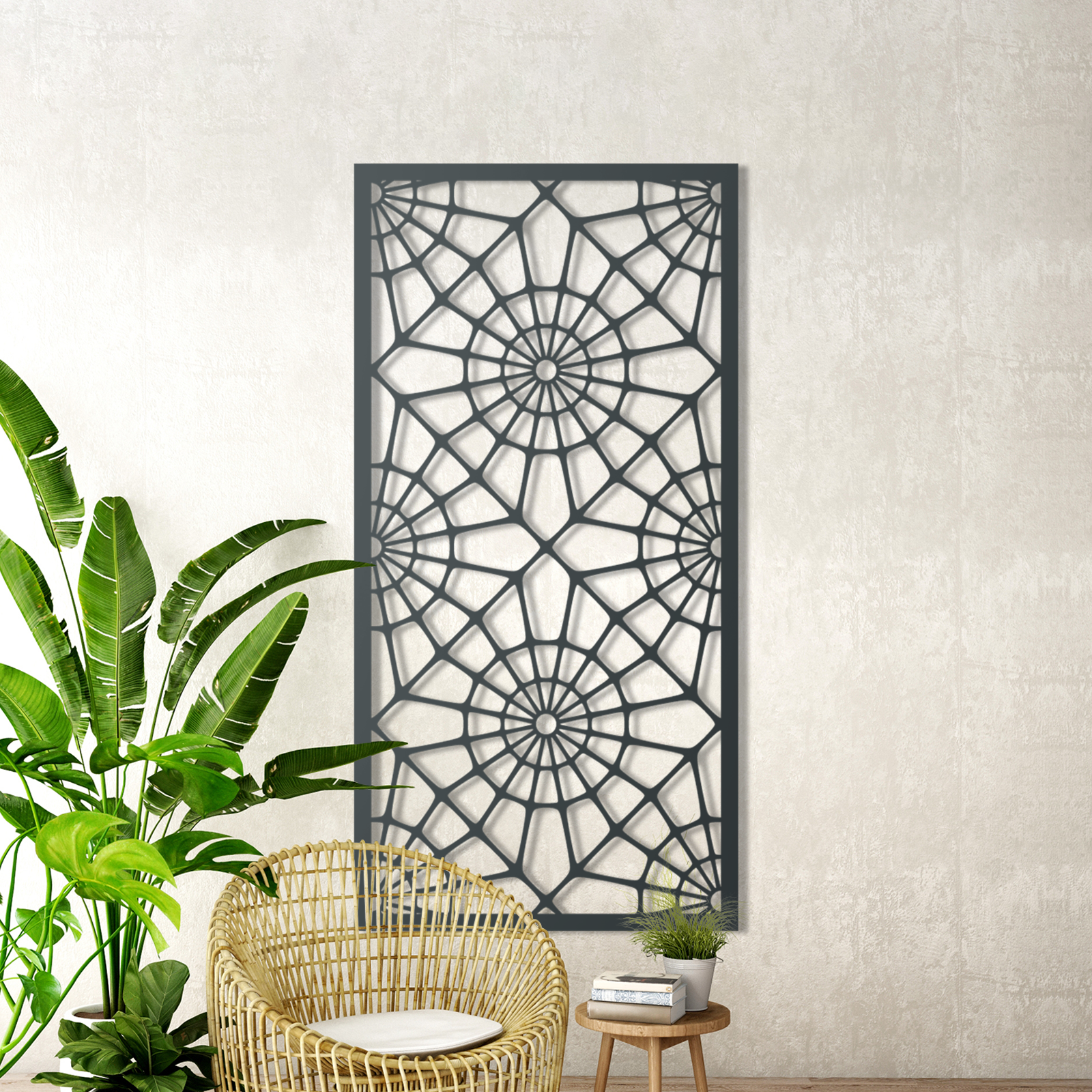 Spiders Web Garden Privacy Screen | Premium Metal Panels UK