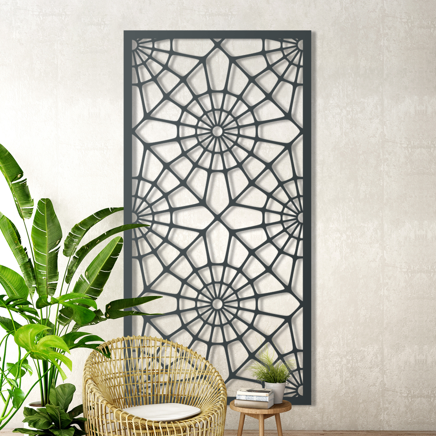 Window Spider Screen Spiders Web Garden Privacy Screen | Premium Metal Panels UK