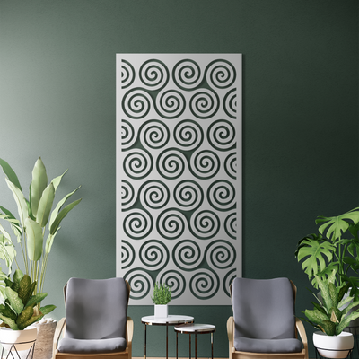 Swiss Roll Metal Garden Screen: A Great Way to Add Style and Privacy to Your Outdoor Space