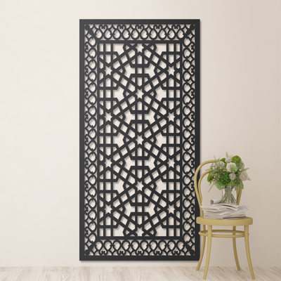 Istanbul Tiles Metal Screen: A Garden Screen that is Both Functional and Stylish
